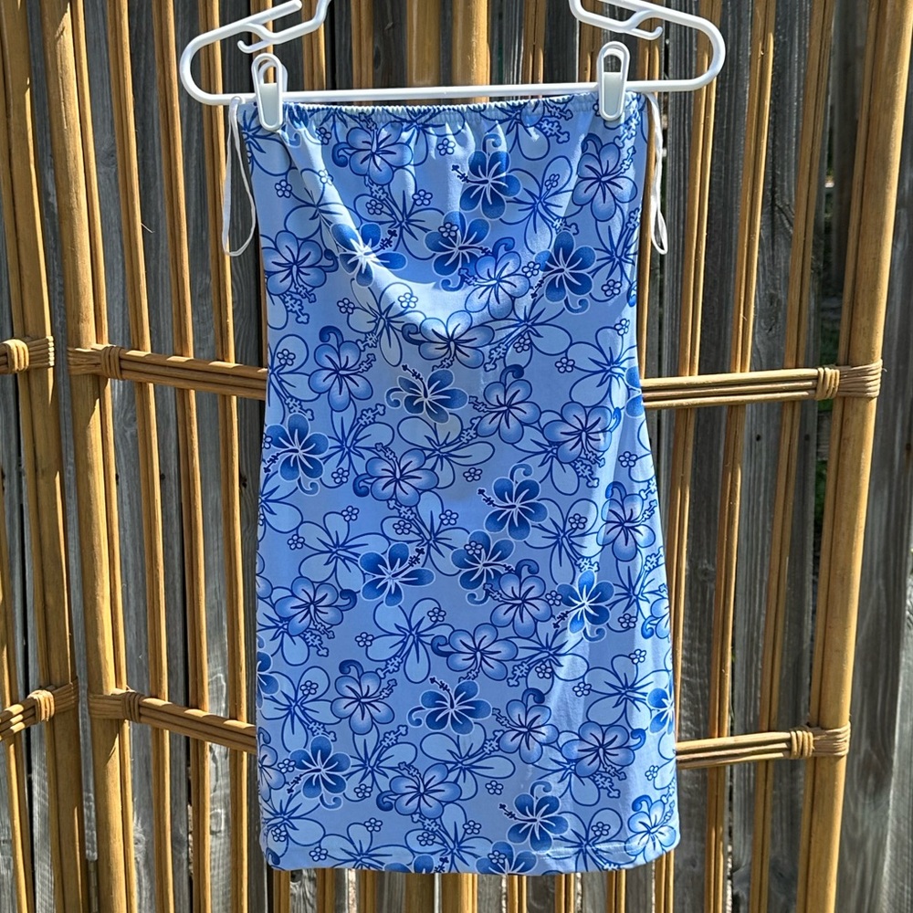 Tube top mini dress